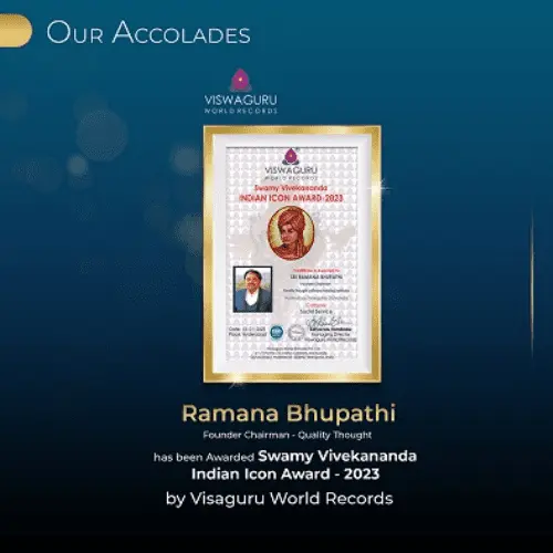 Swamy Vivekananda Indian Icon Award 2023 by Viswaguru World Records